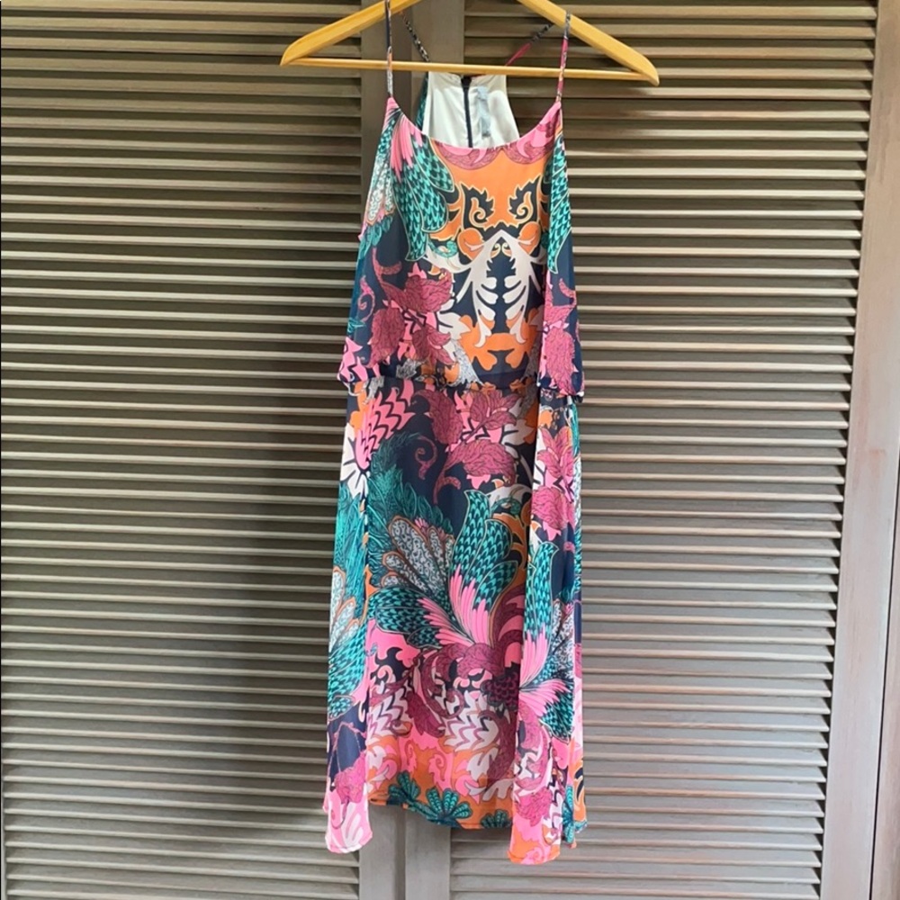 Bright floral dress